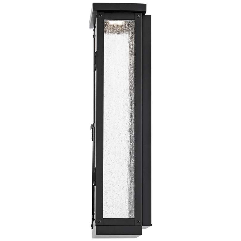 Image 4 dweLED Eliot 20" High Black LED Outdoor Wall Light more views