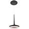 dweLED Enterprise 8 1/4"W Black Aluminum LED Mini Pendant