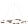 1_dweLED Escapade 28" Wide Brushed Nickel LED Pendant Light