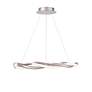 2_dweLED Escapade 28" Wide Brushed Nickel LED Pendant Light more views