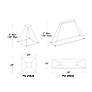 Thumbnail2 of dweLED Frame 58" Wide Black LED Linear Pendant Light more views