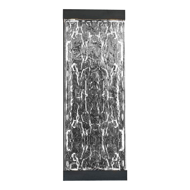 Image 3 dweLED Fusion 19 3/4" High Black LED Outdoor Wall Light more views