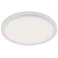 dweLED Geos 10 1/4" Wide Modern White LED Ceiling Light