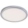 1_dweLED Geos 10 1/4" Wide Titanium Finish Disc LED Ceiling Light