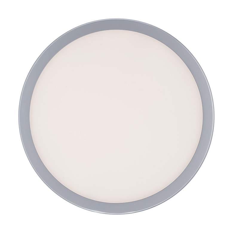 Image 3 dweLED Geos 10 1/4" Wide Titanium LED Ceiling Light more views