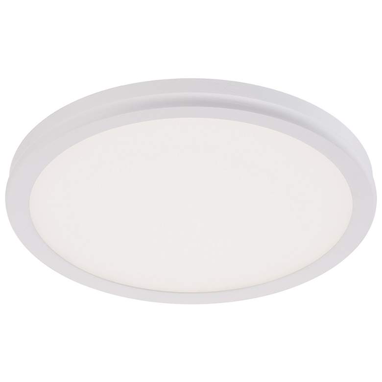 Image 1 dweLED Geos 10 1/4 inch Wide White LED Ceiling Light