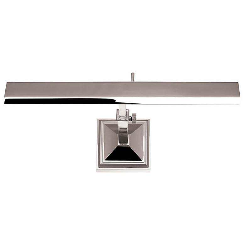 Image 1 dweLED Hemmingway 14" Wide Polished Nickel LED Picture Light
