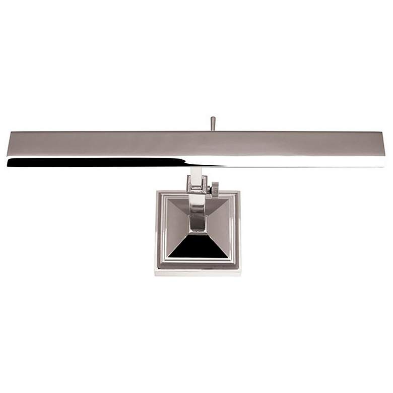 Image 1 dweLED Hemmingway 14 inch Wide Polished Nickel LED Picture Light