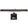 dweLED Hemmingway 14" Wide Rubbed Bronze LED Picture Light