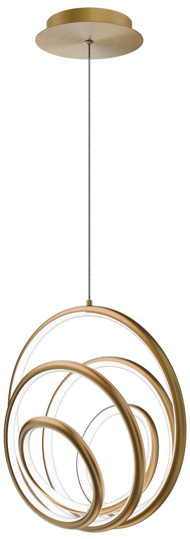 dweLED Hoopla Brass - Antique Brass Collection