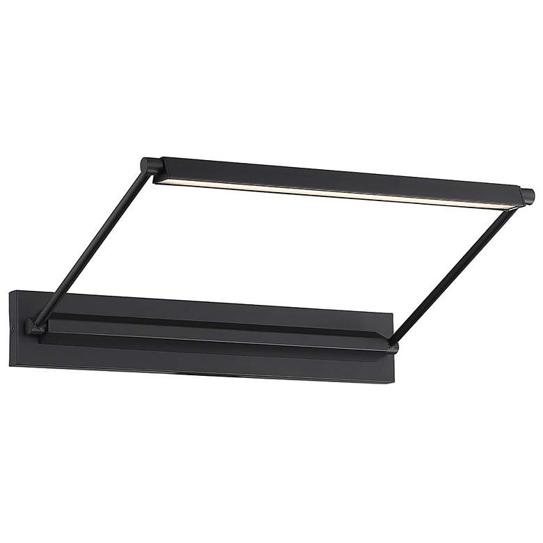 Image 1 dweLED Hudson 17" Wide Black LED Picture Light