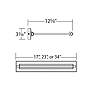 Thumbnail3 of dweLED Hudson 17" Wide Black LED Picture Light more views
