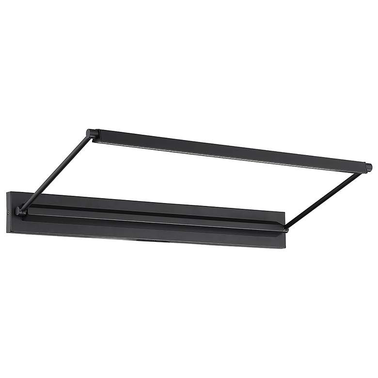 Image 1 dweLED Hudson 24" Wide Black LED Picture Light