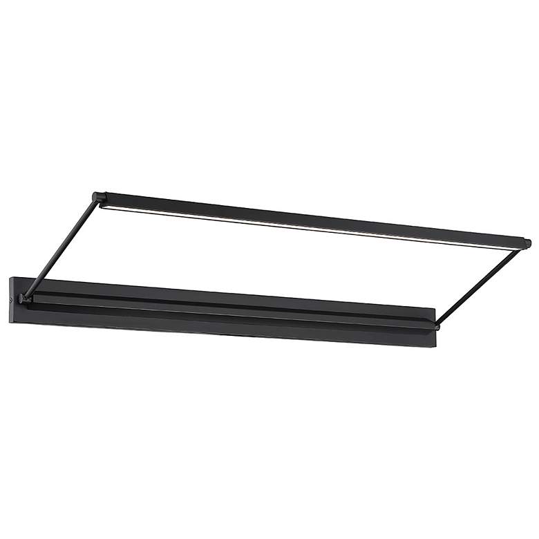 Image 1 dweLED Hudson 34" Wide Black LED Picture Light