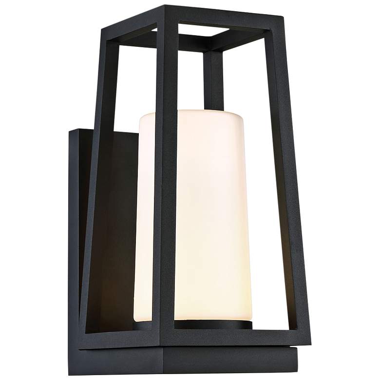 Image 1 dweLED Hurricane 14" High Black LED Outdoor Wall Light