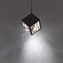 Thumbnail1 of dweLED Ice Cube 6 3/4" Wide Black LED Mini Pendant