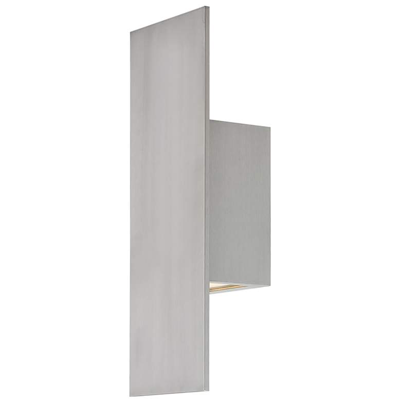Image 2 dweLED Icon 14" High Brushed Aluminum LED Outdoor Wall Light