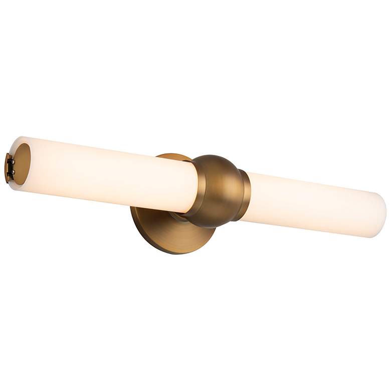 Image 1 dweLED Juliet 20" Wide Aged Brass LED Bath Light