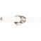 DweLED Juliet 20" Wide Brushed Nickel 2-Light LED Bath Light
