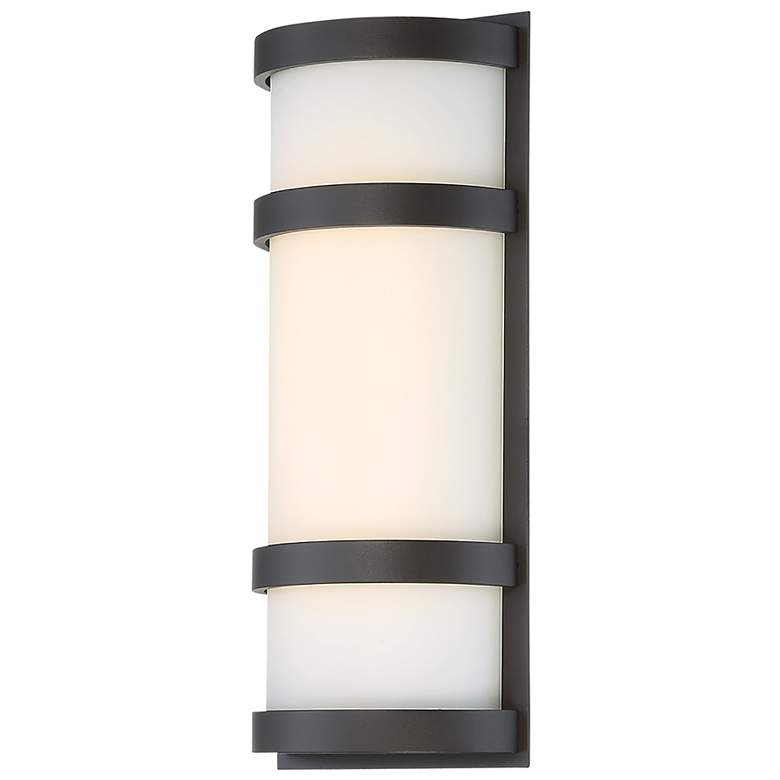 Image 2 dweLED Latitude 14" High Bronze LED Outdoor Wall Light