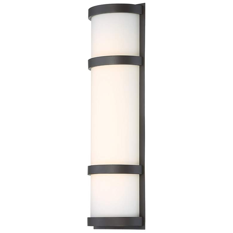 Image 2 dweLED Latitude 20" High Bronze LED Outdoor Wall Light