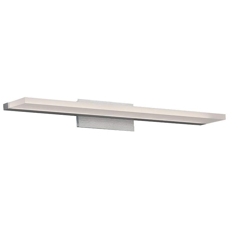 Image 1 dweLED Level 25 inch Wide Brushed Aluminum LED Bath Light