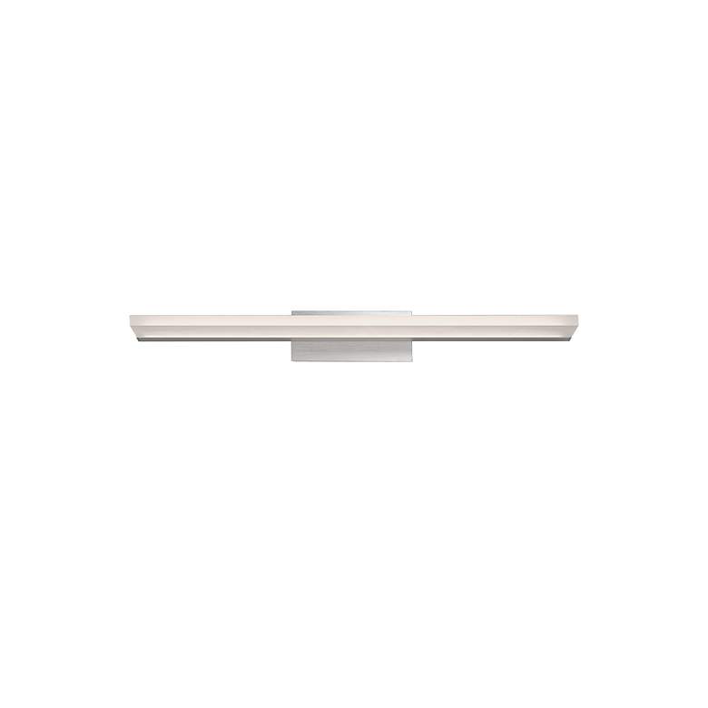 Image 3 dweLED Level 25" Wide Brushed Aluminum LED Bath Light more views