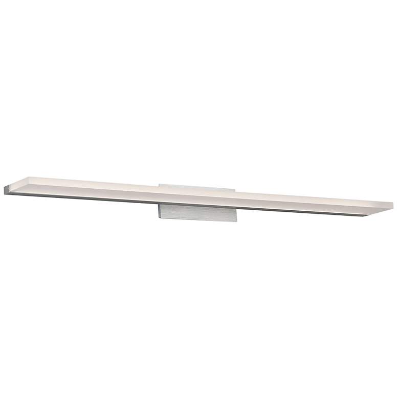 Image 1 dweLED Level 37 inch Wide Brushed Aluminum LED Bath Light