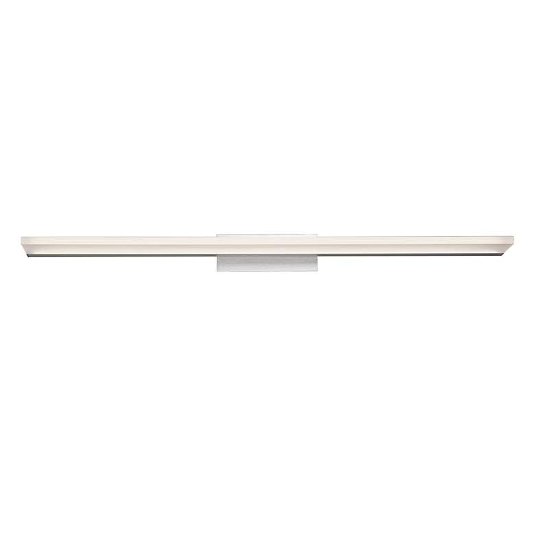 Image 3 dweLED Level 37" Wide Brushed Aluminum LED Bath Light more views