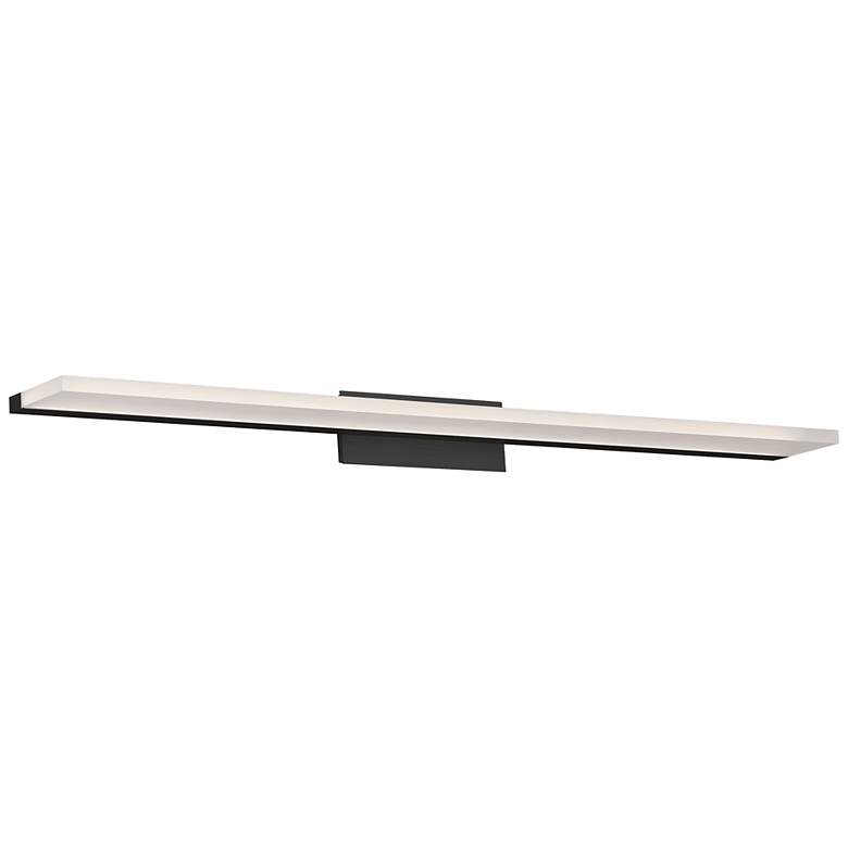 Image 1 dweLED Level 37" Wide Brushed Black LED Bath Light