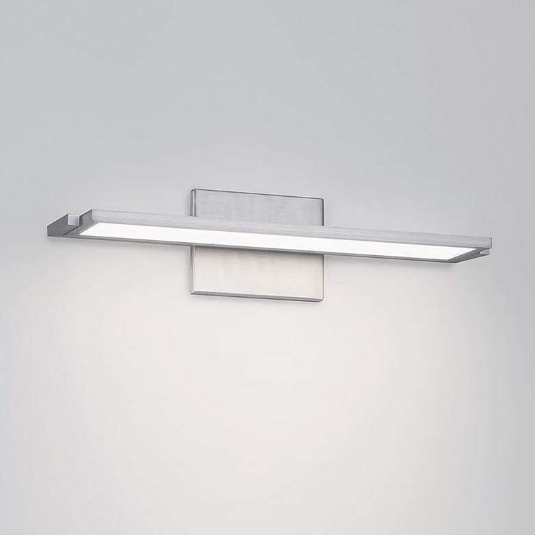 Image 1 dweLED Line 18" Wide Brushed Aluminum LED Bath Light