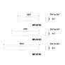 3_dweLED Line 18" Wide Brushed Aluminum LED Bath Light more views
