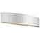 dweLED Link 3" High Brushed Nickel LED Wall Sconce