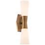2_dweLED Locke 18" High Aged Brass LED Wall Sconce