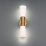 1_dweLED Locke 18" High Aged Brass LED Wall Sconce