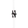1_dweLED Loophole 26" High Black LED Wall Sconce