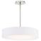 dweLED Manhattan 20" Wide Brushed Nickel LED Pendant Light