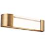 1_dweLED Melrose 22" Wide Aged Brass ADA LED Bath Light