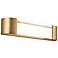 dweLED Melrose 22" Wide Aged Brass ADA LED Bath Light