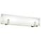 dweLED Meridien 27" Wide Brushed Nickel LED Bath Light