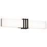 2_DweLED Minibar 28" Wide Black LED Bath Light