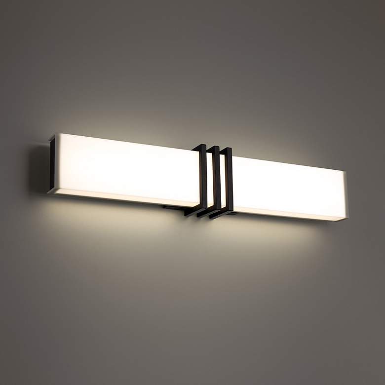 Image 1 DweLED Minibar 28" Wide Black LED Bath Light