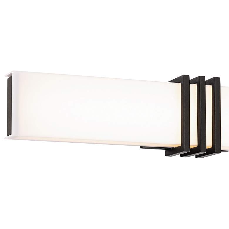 Image 3 DweLED Minibar 28" Wide Black LED Bath Light more views