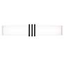 3_DweLED Minibar 28" Wide Black LED Bath Light more views