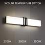 4_DweLED Minibar 28" Wide Black LED Bath Light more views