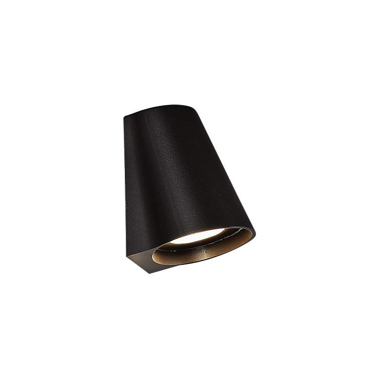 dweLED Mod 5 1/4&quot; High Bronze LED Outdoor Wall Light