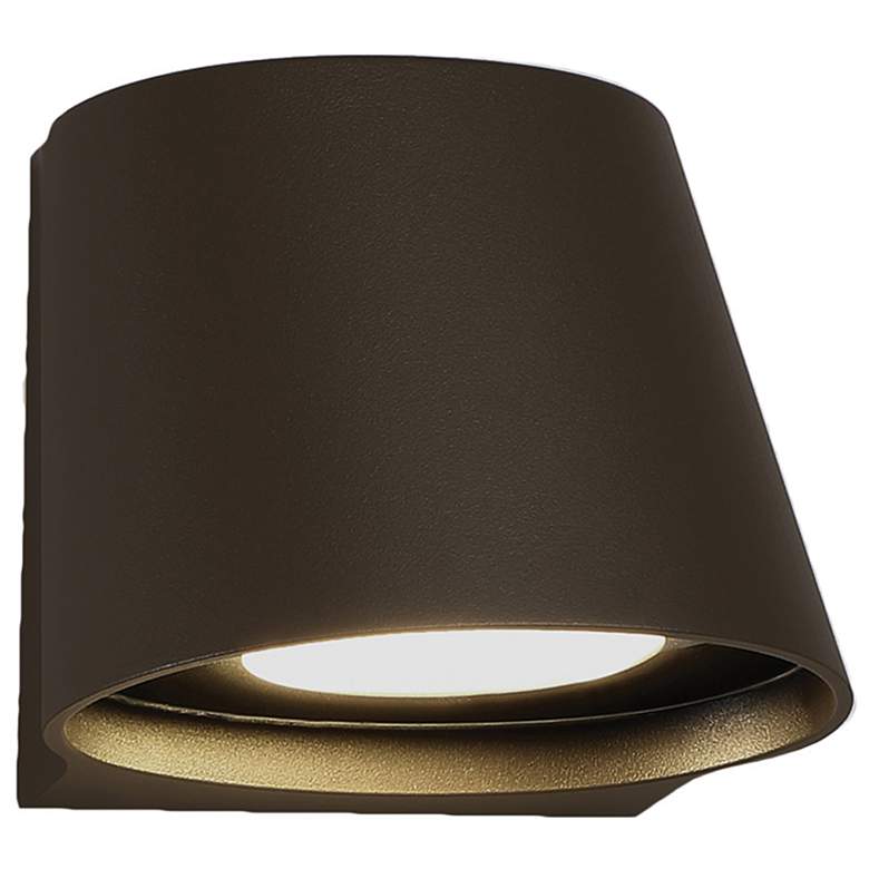 Image 2 dweLED Mod 5 1/4" High Bronze LED Outdoor Wall Light