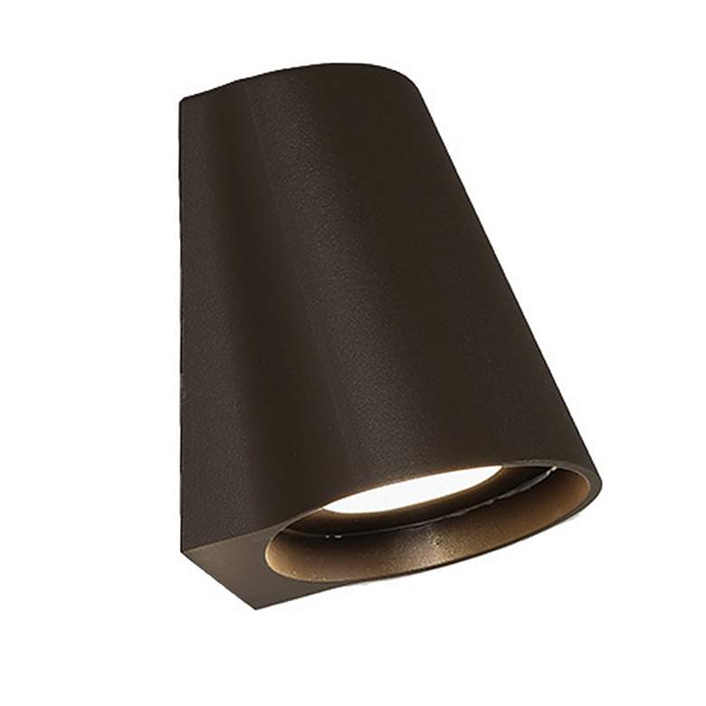 Image 4 dweLED Mod 5 1/4" High Bronze LED Outdoor Wall Light more views