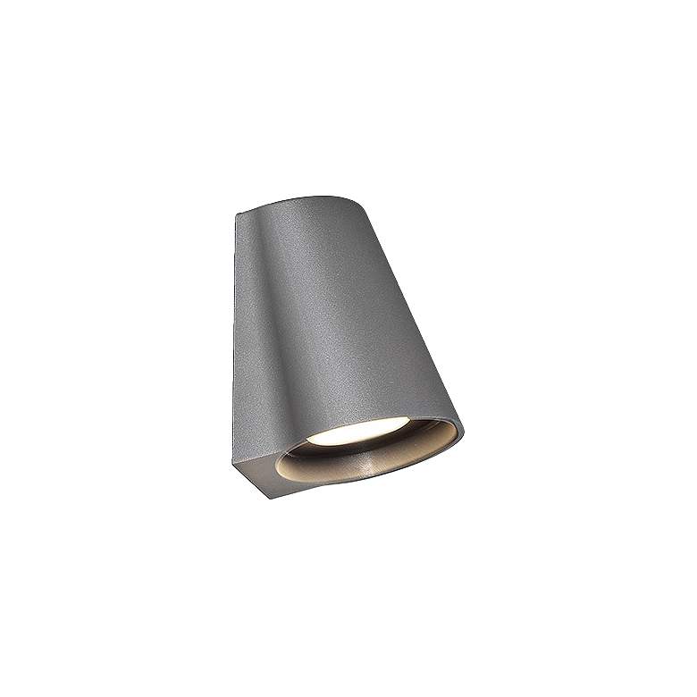 Image 1 dweLED Mod 5 1/4 inch High Graphite LED Outdoor Wall Light