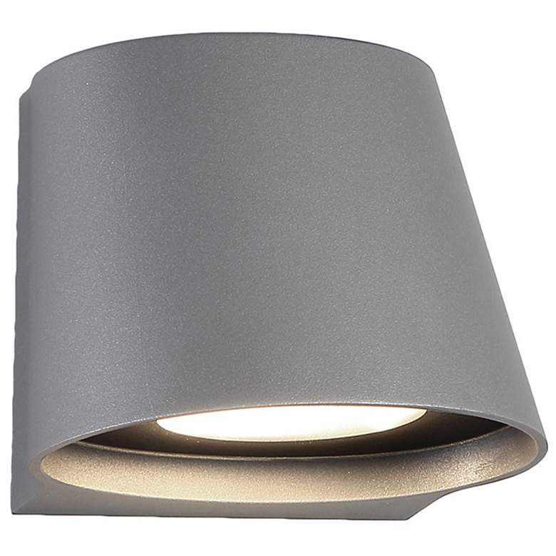 Image 1 dweLED Mod 5 1/4" High Graphite LED Outdoor Wall Light